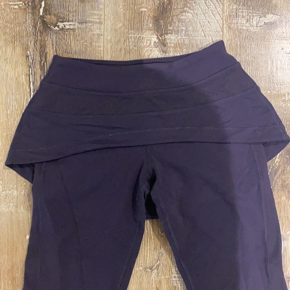 Super rare dark purple leggings with mini shirt attached - Picture 2 of 5